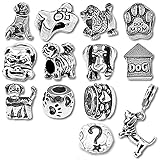 European Charm Bracelet Charms and Beads For Women, DIY Jewelry, Puppy Dog