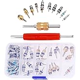 49PCS A/C R12 R134a Car Air Conditioning Valve Core Kit Refrigeration HVAC Va