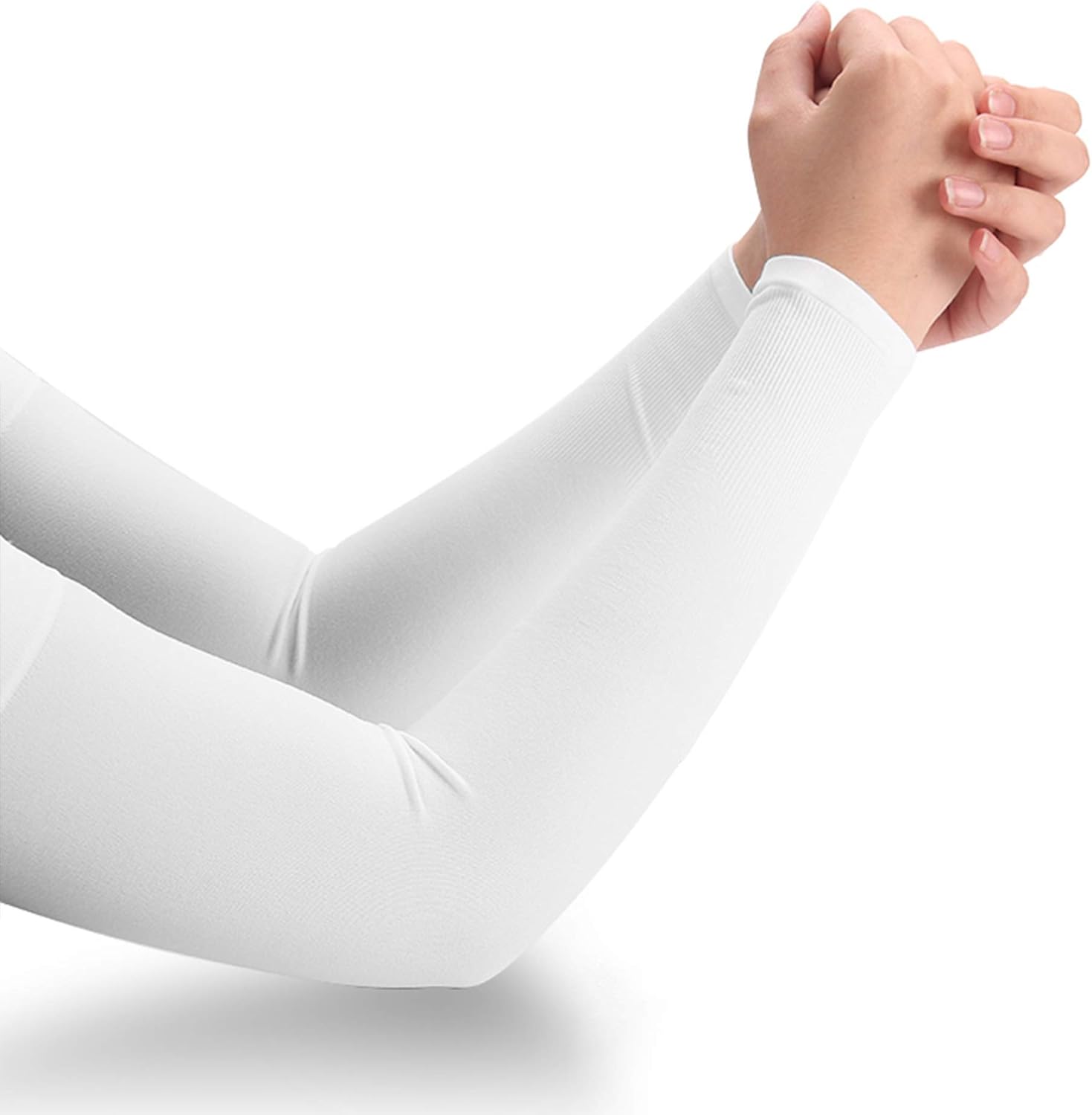 UV Sun Protection Arm Sleeves - Cooling Compression Sleeves for Men & Women - Arm slimming Cover/Shield/Warmers for Basketball, Running, Cycling, Golf & Other Outdoor Sports (3 pairs): Clothing