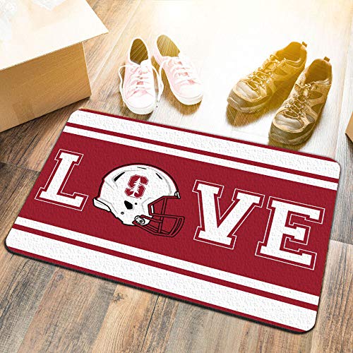 College Flags & Banners Co. Stanford Cardinal Love Utility Man Cave Door Mat - Thumbnail 3