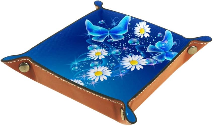 Mariposa Azul fantasía Caja De Almacenamiento Plegable para Sala De