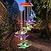 Butterfly Mom Gifts for Mothers Day Grandma Gift, Butterfly Solar Wind Chimes for Outside Solar Lights Outdoor Decor Hanging Mobile for Garden Patio Yard Porch Decoraion Birthday Gifts for Women