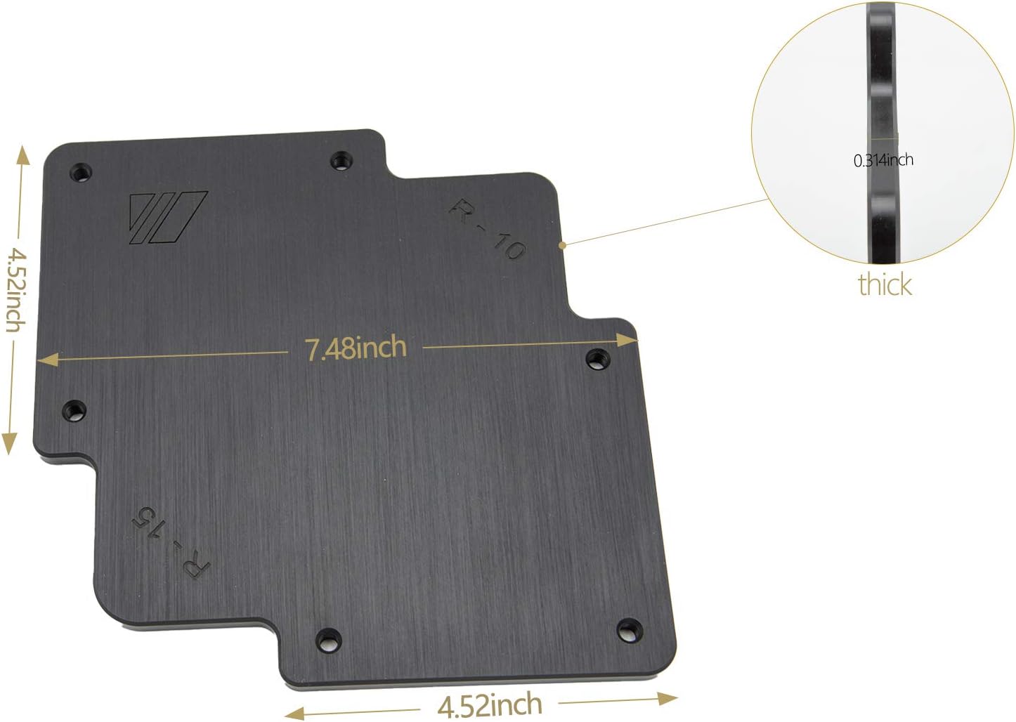 3pcs R Round Corner Jig Template for Engraving Router Table(R10 x R15 and R20 and R25 and R30 x R35) for Woodworking Tools Engraving Machine Accurate - Image 4