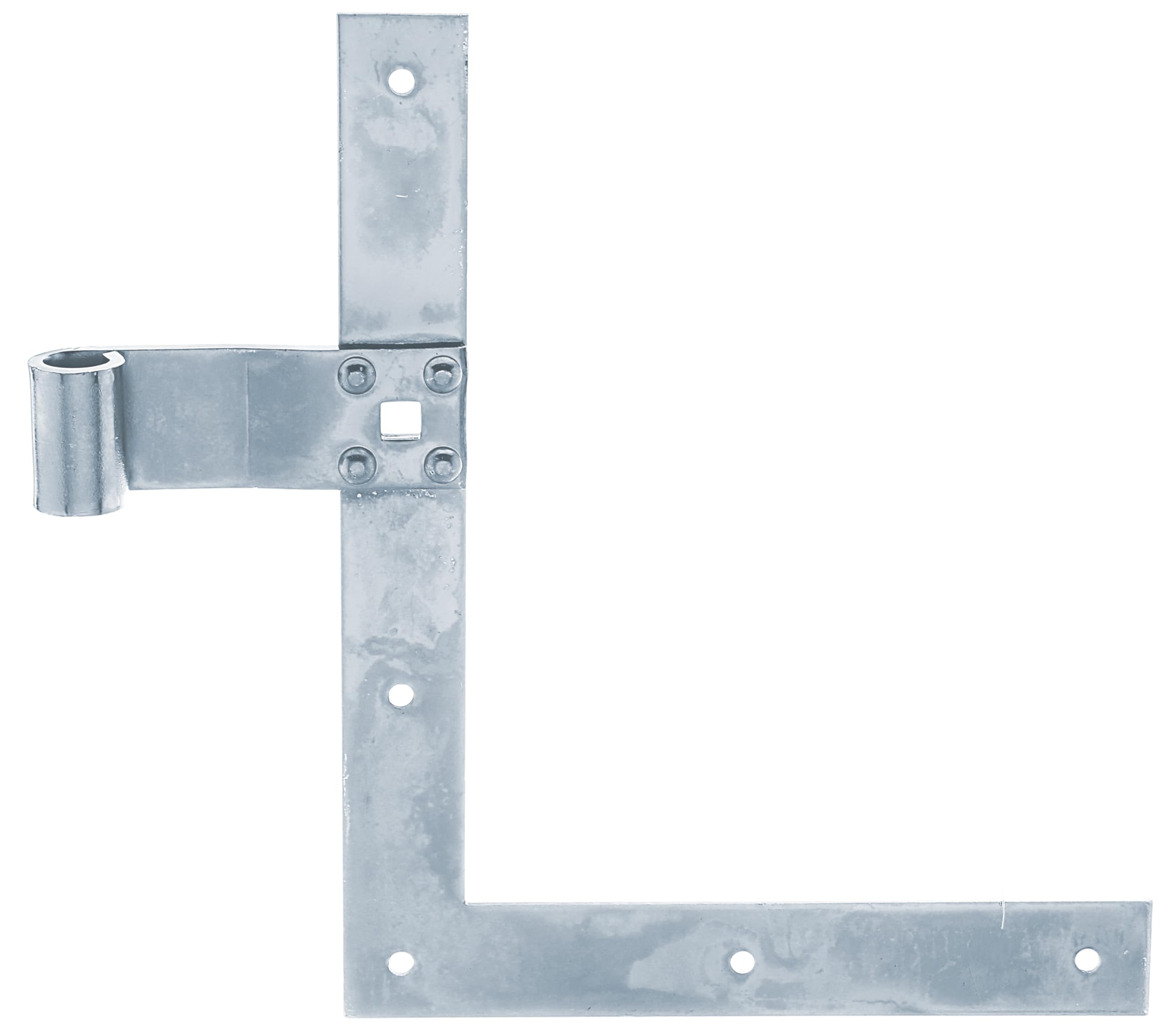 Gah-Alberts 313326 Shutter Stay Angle Hinge Straight at Top L x H 200 x 250 mm Roller ø x B 13 x 30 mm Yellow-Galvanised