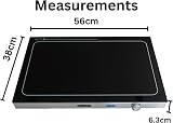 Callow Retail Electric Plate Warmer Tray 56cm Food Heater Adjustable Temp Glass view 9