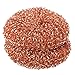Redecker Copper Pot Scrubber, Set of 2, Durable and Non-Abrasive Scrubber, Removes Stubborn Rust and Dirt on Appliances, Cookware and Auto-Parts, Machine Washable