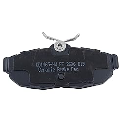 TRQ Rear Brake Pads Ceramic Compatible with