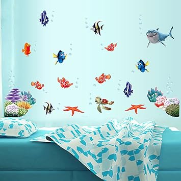 Under The Sea Wall Stickers Kids Bedroom Playroom Decal