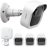 Wall Mount for Blink Outdoor 4/Outdoor 2K Camera, Blink Sync Module Mount | 3 Pack, Weatherproof Protective Housing, 360&deg; Adjustable Mounting, White