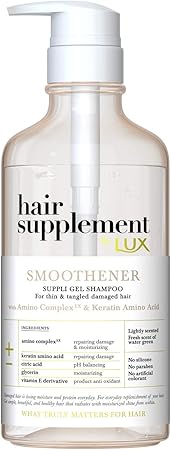 Amazon Lux ラックス ラックス ヘアサプリメント スムースナー シャンプー ポンプ 450g Lux ラックス シャンプー コンディショナーセット 通販