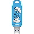 SanDisk 64GB Smurfs USB Flash Drive, Brainy Smurf Edition - Up to 130MB/s, USB Type-A, for Gaming Consoles and Computers - SDCZIS-064G-G46