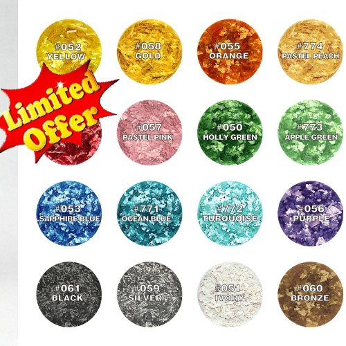 Buy Quality Sprinkles Natural Edible 16 colors set GMO Nuts Gluten