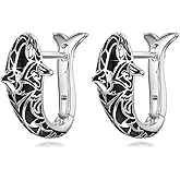 OKROKTOT Animal Hoop Earrings for Women 925 Sterling Silver Animal Jewelry Birthday Christmas Mother's Day Anniversary for Daughter Sister Friends Mother