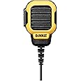 DEWALT DXFRSRM1 Remote Speaker Microphone for DXFRS300 and DXFRS800 Walkie Talkie Two-Way Radios, 2.5mm Earphone Jack