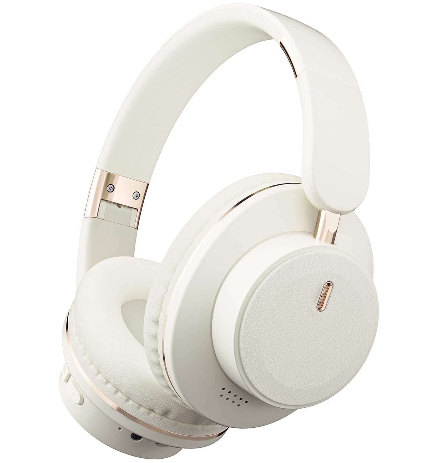 ESoundvol Bluetooth Headphones Over Ear, 65H Playtime HiFi Stereo Over Ear Headphones Wireless with Deep Bass & Soft Earmuffs, Fashional Foldable Lightweight Headphones for Travel/Office/Cellphone/PC