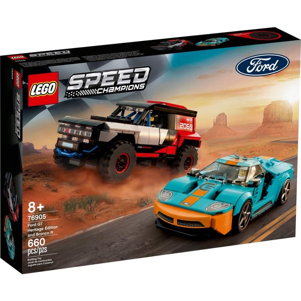 Lego Speed Champions Ford GT Heritage Edition and Bronco R 76905