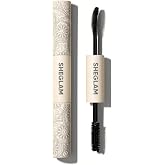 SHEGLAM 2 In 1 Black Volume and Length Washable Mascara Long Lasting Dual-Ended Tubing Eye Makeup