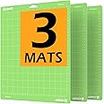 Xinart Cutting Mats for Cricut Maker 3/Explore 3/Maker/Air 2,12x12 inch 3 Mats Standard Adhesive Green Replacement Cut Mat for Cricut Cutting Machines