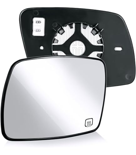 Amazon.com: Left & Right Side Heated Mirror Glass Fits for Dodge