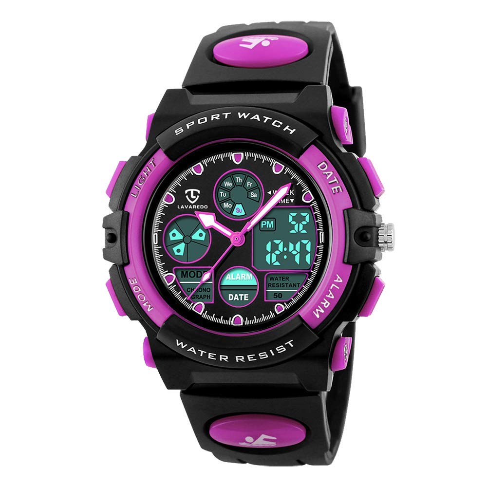 aswan watch Unisex-Kids Watch L6601-Purple