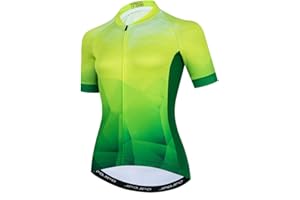 YOUALSO Cycling Jersey Women, Road & Mountain Ladies Bike Shirt, Bicycle Biking Tops S-3xl