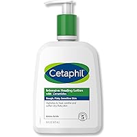 CETAPHIL Intensive Healing Lotion with Ceramides 16 oz For Dry, Rough, Flaky Sensitive Skin 24-Hour Hydration Fragrance, Para