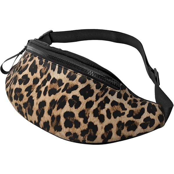 Amazon.com | Aisa us Leopard Print Nylon Fanny Pack Zebra