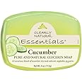 CLEARLY NATURAL BAR SOAP,GLYCERINE,CUCMBR, 4 OZ , 6 pack