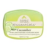 CLEARLY NATURAL BAR SOAP,GLYCERINE,CUCMBR, 4 OZ , 6