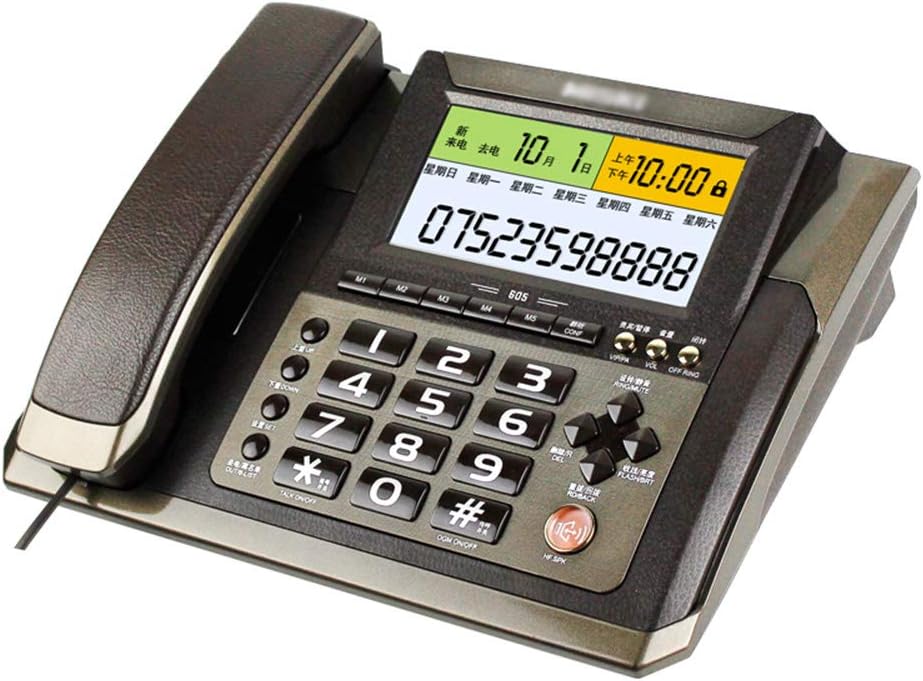 Tyler Teléfono Con Botón Grande Para Teléfono Fijo De Personas Mayores Timbre Fuerte Para Personas Con Discapacidad Auditiva Velocidad En La Foto Altavoz Fuerte Alarma Sos Indicador De Luz De Llamad