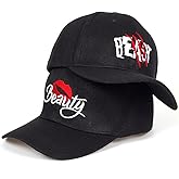 Couple Snapbacks Matching Beauty&Beast Snapbacks Baseball Cap Flatbill Hip Hop Hats Adjustable