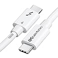 Cable Matters [Intel Certified 40Gbps Thunderbolt 4 Cable 2.6ft with 8K Video and 240W Charging in White - 0.8m, Compatible with USB4, Thunderbolt 3 Cable and USB-C