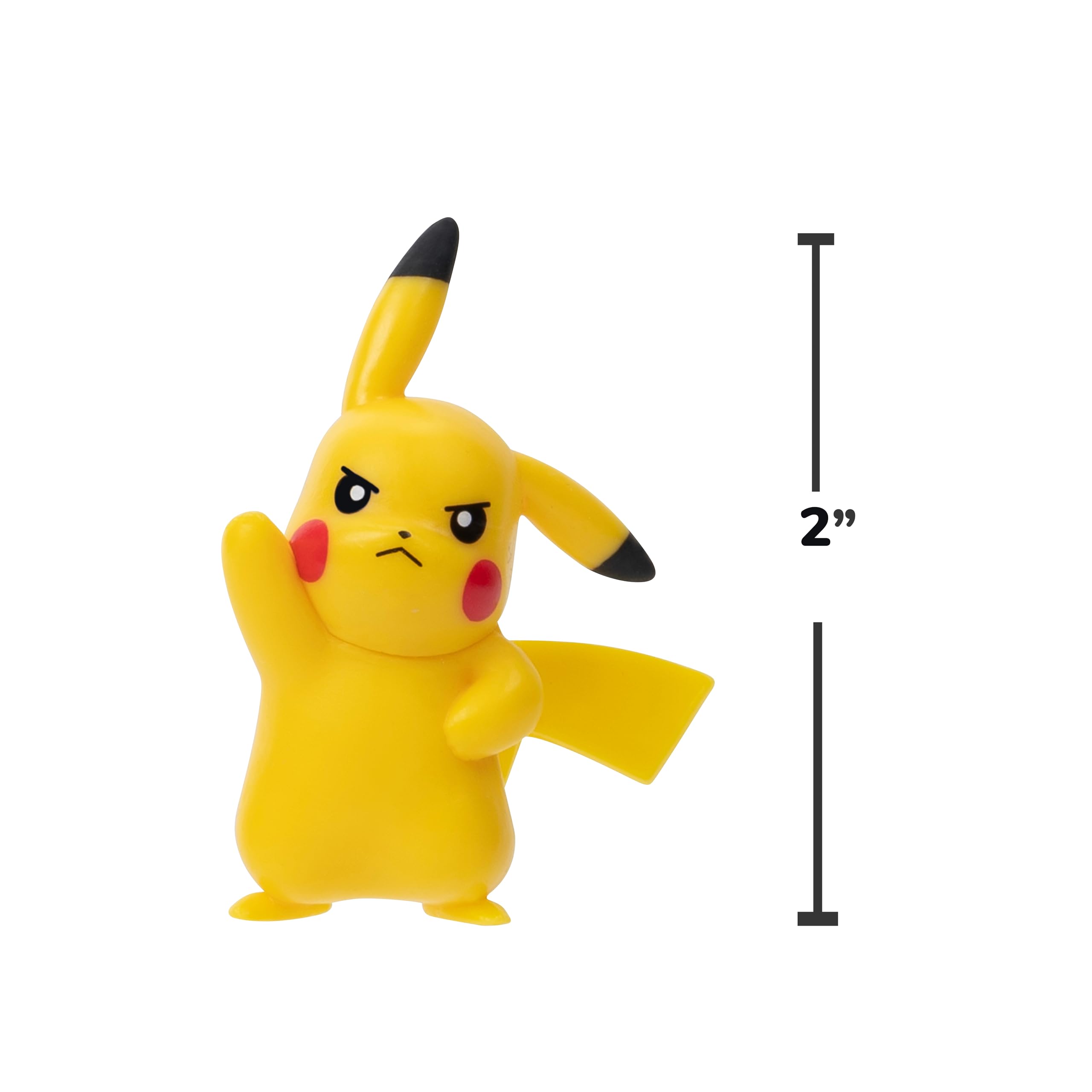 Pokemon Battle Figure 8 Pack - Six 2-Inch and Two 3-Inch Battle Figures Including Pikachu
