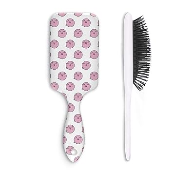 Amazon Com Airbag Massage Comb Cute Pink Round Face Pattern Good