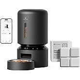 PETLIBRO Automatic Cat Feeder, 5G WiFi Automatic Dog Feeder with Freshness Preservation 5L + 6 Packs Pet Food Desiccant Bag Suitable Model PLAF001, PLAF101, PLAF005, PLAF006, PLAF103, PLAF203