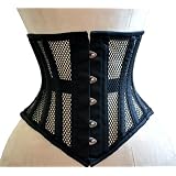 thumbnail image 2 of Verse ENT Women's Heavy Duty Double Steel Boned Brocade Corset – Underbust Waist Trainer (3XS-7XL) 2 of 6