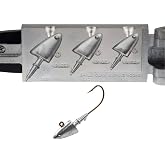 Do It Mold Shad Head Jig Size: 1, 1 1/2, 2 oz Hook: 635 Collar: Ring &amp; Barb Do it Mold (3328) SHB-3-L