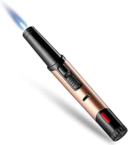 VVAY Mechero Soplete Turbo Llamas Gas Butano Recargable, Jet Flame