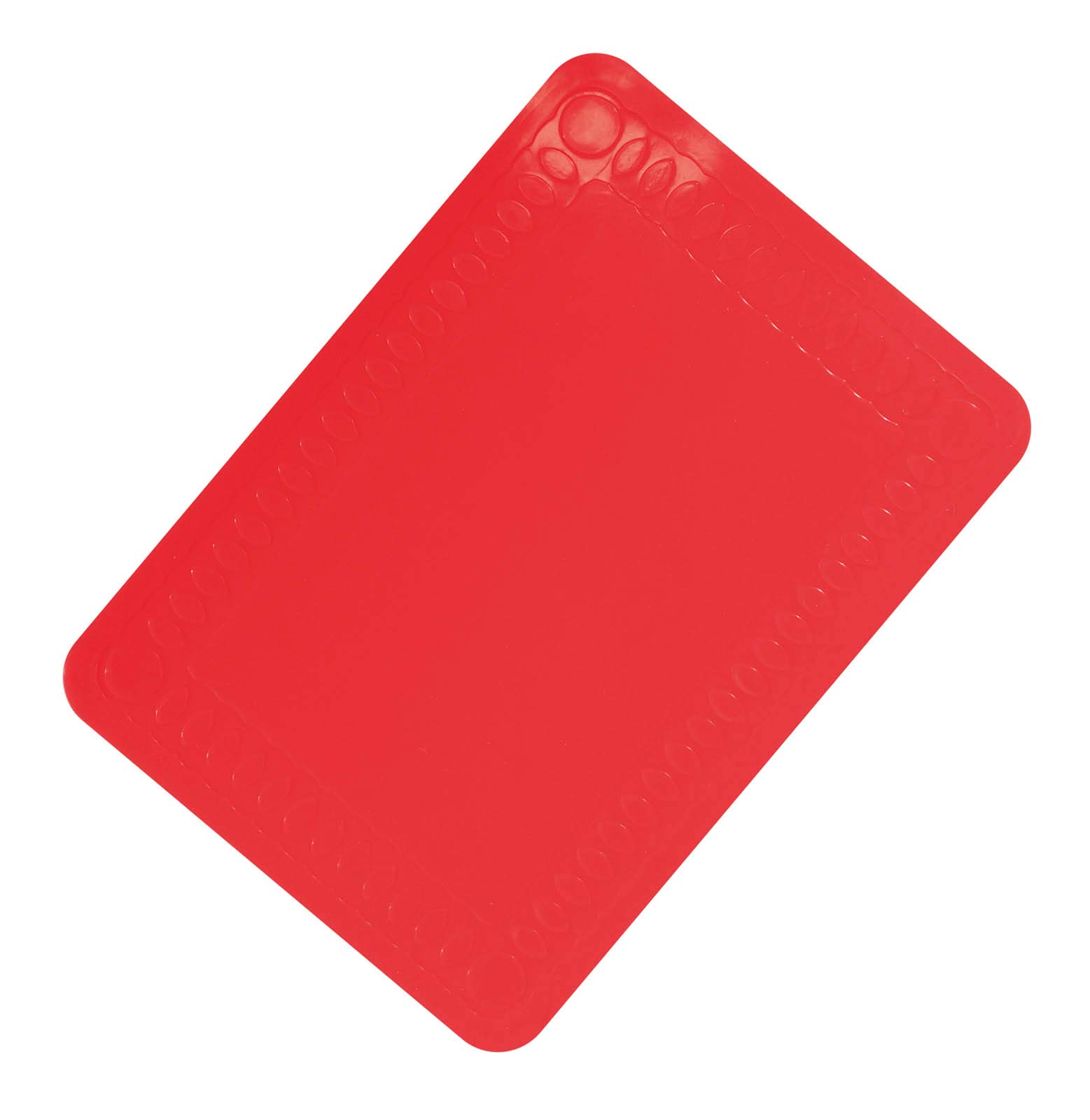Aidapt Anti Slip Wipe Clean Heat Resistant Silicone Table Mat 250x180mm in Red