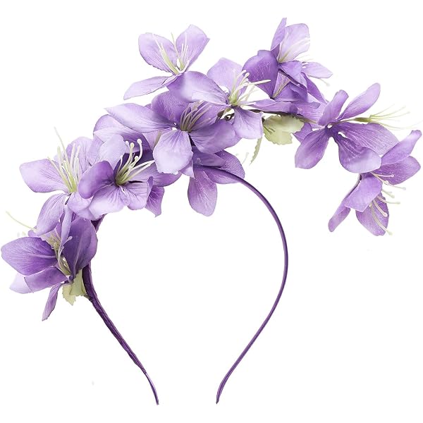 2 pc headband flower great for suits / first lady or church lady one of a kind Coucoland Flower Hat Fascinators for Women - Fancy Tea Party  main image 4