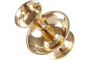 Zerodeko Copper Water Offering Cup Thickened Buddha Temple Water Container for Home Buddhist Worship