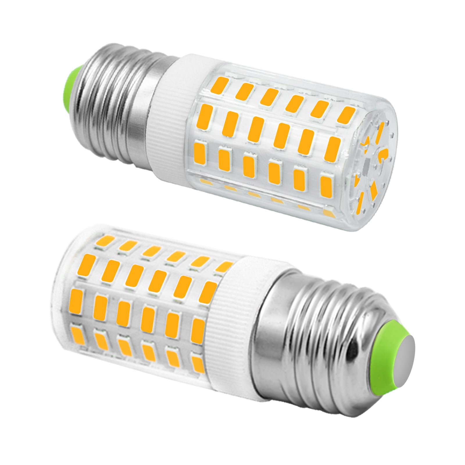 BROLSKUN 12V E27 LED Bulb Warm White 6W DC 24V E27 12 Volt Low Voltage Replacement for Compact Size 60W E27 RV Lighting Marine Off Grid Solar System Lighting Camper Super Bright 2700K, 2 Pack — image 1