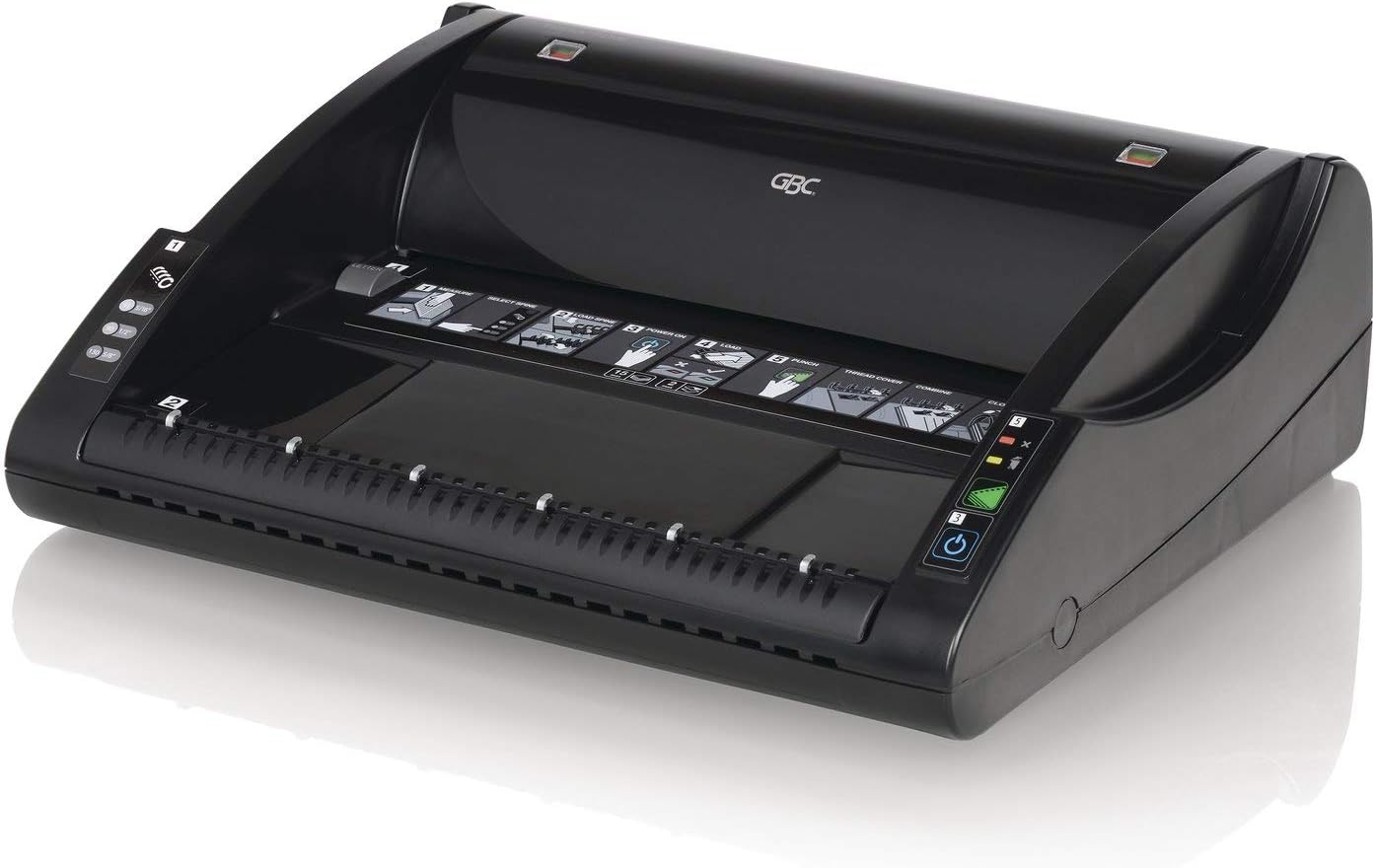GBC Binding Machine, Electric, Binds 110 Sheets, Punches 15 Sheets, ProClick P210E (7708180AF) : Office Products