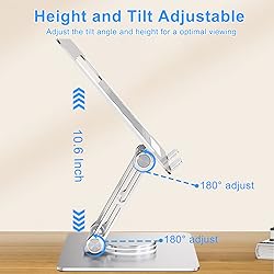 Yshnples Height Adjustable Laptop Stand for Desk