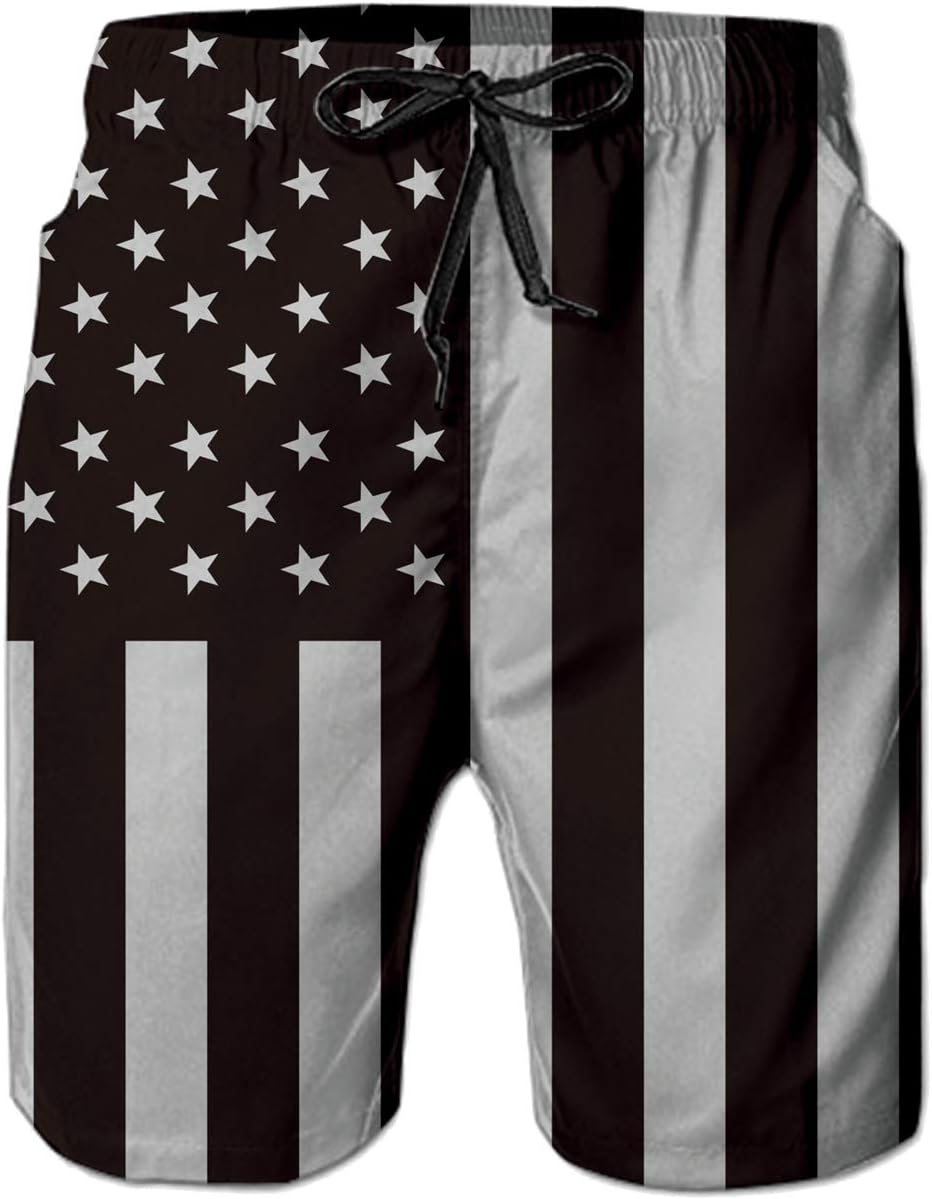 TUONROAD Mens 3D Printed Funny Swim Trunks Quick Dry Beachwear Sports Running Swim Board Shorts Mesh Lining