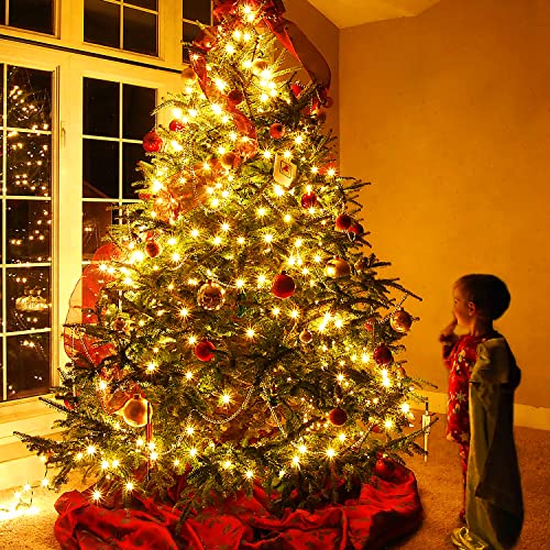 2 Pack USB Fairy Lights Plug in with Remote - 66 Feet 200 LEDs 8 Lighting Modes String Lights, Mini Twinkle Lights for Christmas Bedroom Indoor Party Wedding Decoration (Warm White)