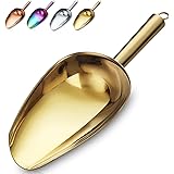 Gold Ice Scoop, Fashion Ice Cream Scoop, Premium Stainless Steel Cookie Scoop, Dog Food Scoop, Sturdy Flour Scoop, Utility Ca