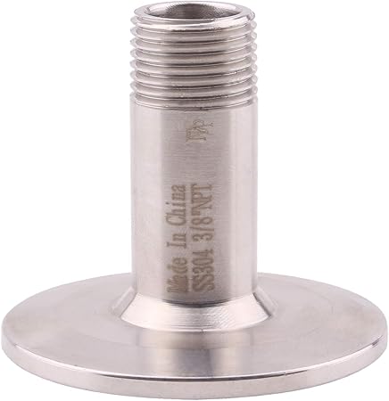 Dernord Sanitaire Raccord De Tube Filete Male Vers 3 8 Cm Od Virole 50 5 Mm Tri Clamp Pipe Size 3 8 Npt Amazon Fr Bricolage