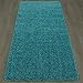 Ottomanson Indoor Solid Shag Design Rubber Back 2x5 Soft Pile Shag Runner Rug for Hallway, Entryway, Kitchen, Living Room, Bedroom, Bathroom, 20