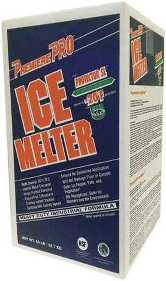 Premiere Granular Ice Melt, 50 LB. Carton, -20 F (1)